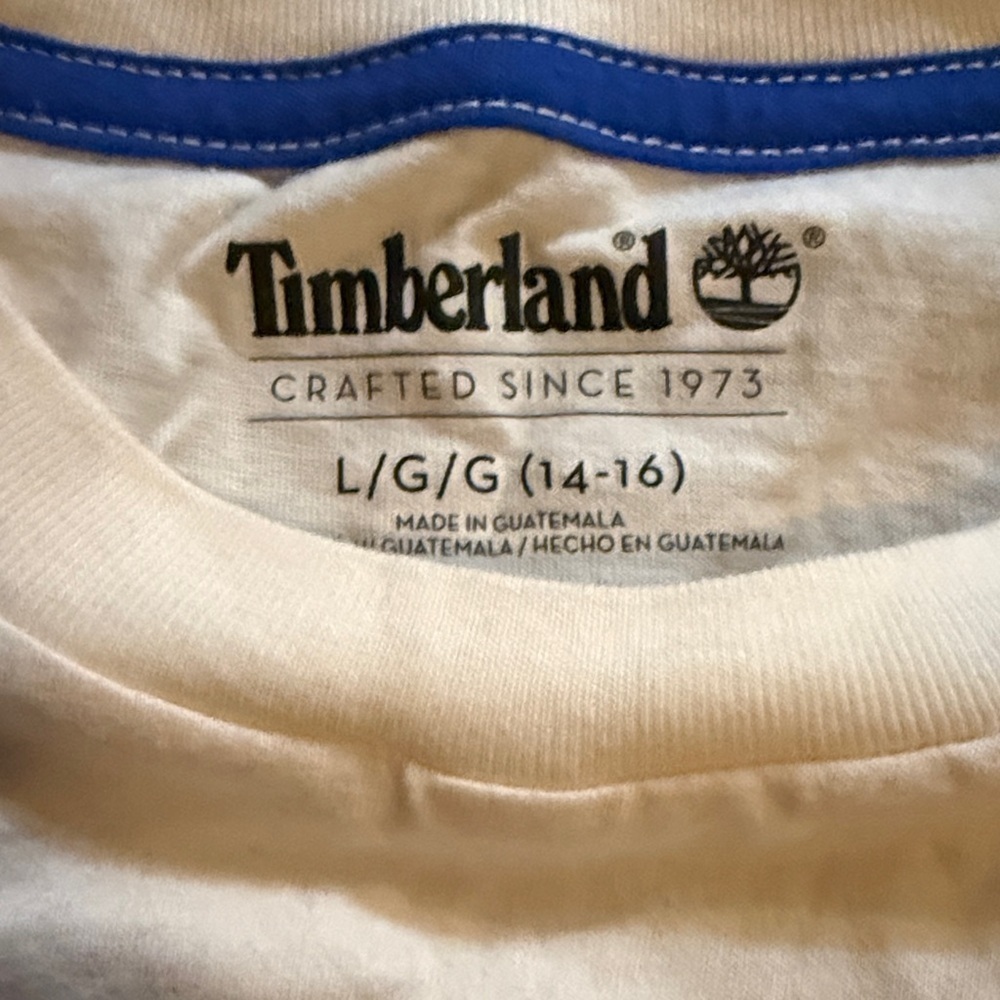 Timberland Beige Long Sleeve with Colorful Graphic - Picture 4 of 5